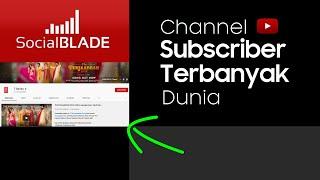 Channel Subscriber Terbanyak di Dunia Hari Ini