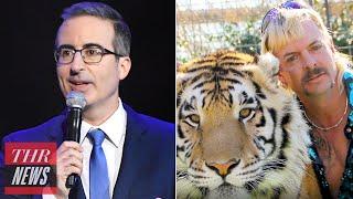 John Oliver on Spotlighting Joe Exotic Years Before Tiger King  THR News