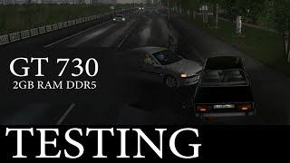 GT 730 - 2BG RAM DDR5 City Car Driving - TEST 2021 ErduanShadowHD