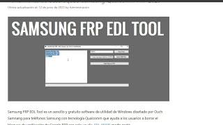 SAMSUNG FRP EDL TOOL 2024