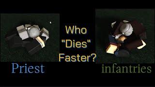 Does Priest Actually Dies Faster When Tackled By Runners??? Guts & Blackpowder