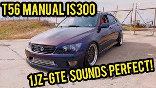 1JZ-GTE swapped Lexus IS300 with a Grannas T56 makes all the right sounds #1jzgte #is300