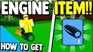 *NEW* RARE ENGINE ITEM  Build a Boat for Treasure ROBLOX