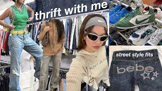 THRIFT WITH ME + HAUL  best ukay streetwear trip