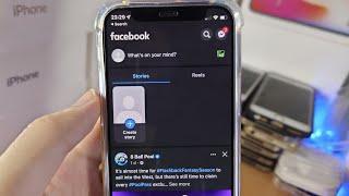 ANY iPhone How To Turn ON Dark Mode on FaceBook app