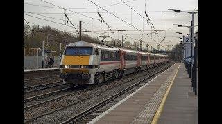 Intercity 91119 passing Hitchin with tones 161218