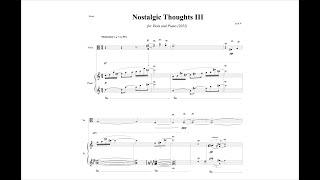 Hyunwoo Jung - Nostalgic Thoughts III With score