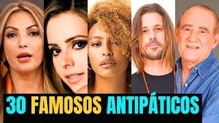 SAIBA QUEM SÃO OS  FAMOSOS MAIS ANTIPÁTICOS E ARROGANTES Famosos que não são o que parecem