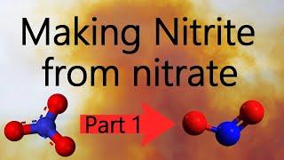 Nitrite from nitrate