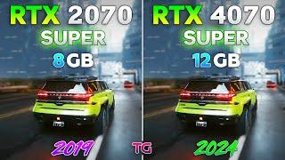 RTX 2070 SUPER vs RTX 4070 SUPER - 5 Years Difference