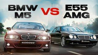 BMW M5 E39 и Mercedes E55 AMG W210 - Легендарное противостояние