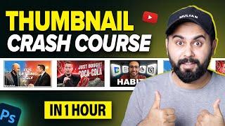 YouTube Thumbnail Design Full Course  How to Make Professional Thumbnails for YouTube