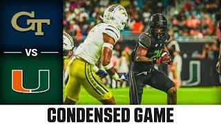 Georgia Tech vs. Miami Condensed Game  2023 ACC Football