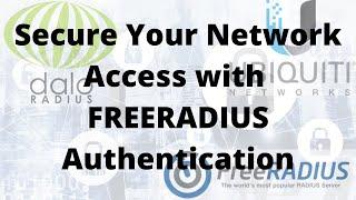 How to setup FreeRadius with Mysql and Daloradius web front end secure access for wifi vpn and more.