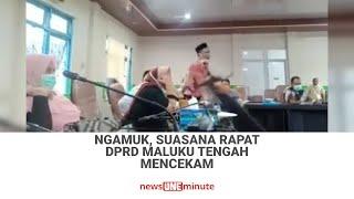 Ngamuk Suasana Rapat DPRD Maluku Tengah Mencekam  tvOne