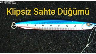 EN KOLAY RAPALA DÜĞÜMÜ  Klips Olmadan Spin Sahtesi Misinaya Nasıl Bağlanır 