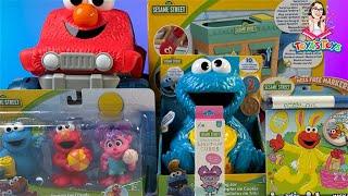 Sesame Street Toy Collection Unboxing Review  Giggle and Go Monster Truck