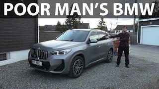 BMW iX1 banana box test