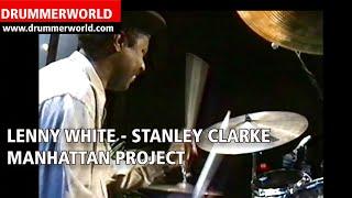 Lenny White Manhattan Project - 1989 - #lennywhite  #stanleyclarke #drummerworld