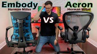 Herman Miller Logitech Embody VS Aeron Gaming Chair - How Do These AMAZING Chairs Compare?