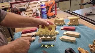 How to make a wooden toy train  Part 1