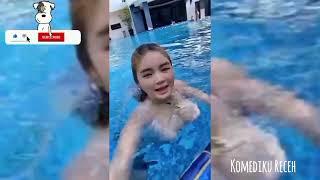 Kumpulan Video KIENZY di Kolam Renang Viral Damage Parah‼️‼️#01