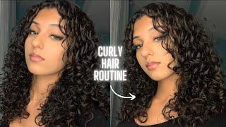 MY CURLY HAIR ROUTINE 2022  In Depth Tutorial for Beginners