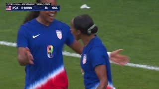 Gol de Crystal Dunn  USWNT vs. Corea del Sur  4 de Junio 2024