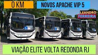 0 KM  NOVOS APACHE VIP 5 VIAÇÃO ELITE  VOLTA REDONDA RJ.*OFICIAL*