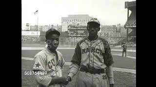 Negro National League Baseball New York Cubans and Kansas City Monarchs at Cominskey Park