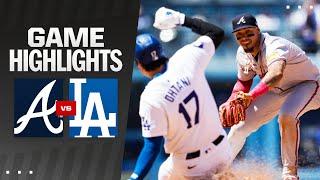 Braves vs. Dodgers Game Highlights 5524  MLB Highlights