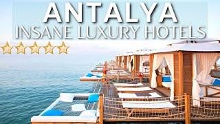 TOP 10 INSANE Luxury 5 Star Resorts And Hotels In ANTALYA  TURKEY  PART 1