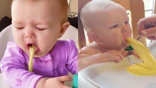 Newborn baby vomits milk on parents  #004 - Funny Baby Vomit - Funny Pets Moments