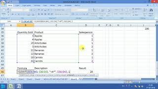 MS EXCEL COUNTIFS SUMIFS PROPER UPPER LOWER