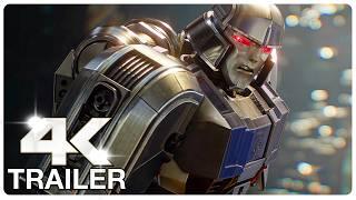 TRANSFORMERS ONE Optimus Prime Vs Megatron  6 Minute Trailers 4K ULTRA HD NEW 2024