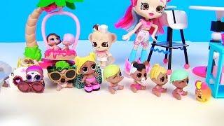 Куклы Лол Сюрприз Сладкие качели мультик lol Surprise Doll Shopkins Видео для детей