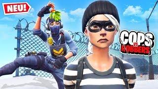 GEFÄNGNIS AUSBRUCH *geht schief*  COPS and ROBBERS in Fortnite