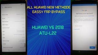 ALL HUAWEI FRP BYPASS  LATEST 2022 HUAWEI Y6 2018 ATU L22