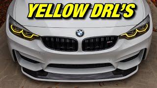 IM NOT SURE ABOUT THIS MOD... Yellow DRLs For F80 F82