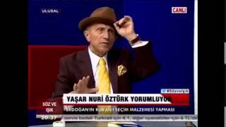 Yaşar Nuri Öztürk - kürtce kuran davutoglu sapkamla ugtrasmasinlar yedek kabe kabeyi talaf