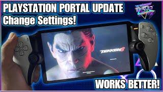 PlayStation Portal Update Change the Settings Works Better