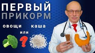 Первый прикорм ребенка в 4 5 6 месяцев - каша или овощное пюре? Таблица схема введения прикорма