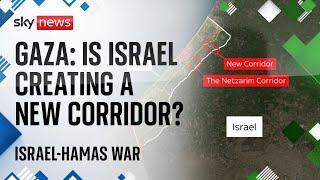 Is Israel building another corridor in Gaza?  Israel-Hamas war