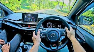 Driving POV TOYOTA NEW AGYA GR-SPORT 1.2 CVT 2024  ACCELERATION & HANDLING  Car Test Drive ASMR