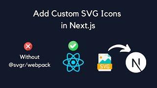 How to Add Custom SVG Icons in Next.js