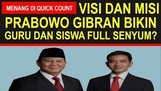 Menang Quick count Program Prabowo Gibran bikin guru sertifikasi dan non sertifikasi full senyum?