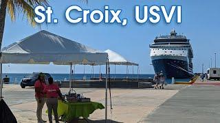 St Croix USVI Cruise Port  Beach & Frederiksted Fort Tour