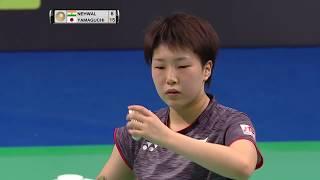 Danisa Denmark Open 2017  Badminton QF M2-WS  Saina Nehwal vs Akane Yamaguchi