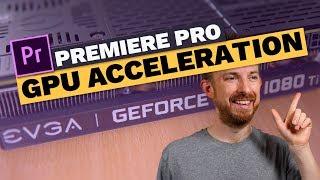 Enable Premiere Pro GPU Acceleration Using EVGA Graphics Card - Ultimate Audio PC Build #019