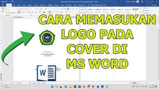 Cara memasukan logo pada cover di microsoft word